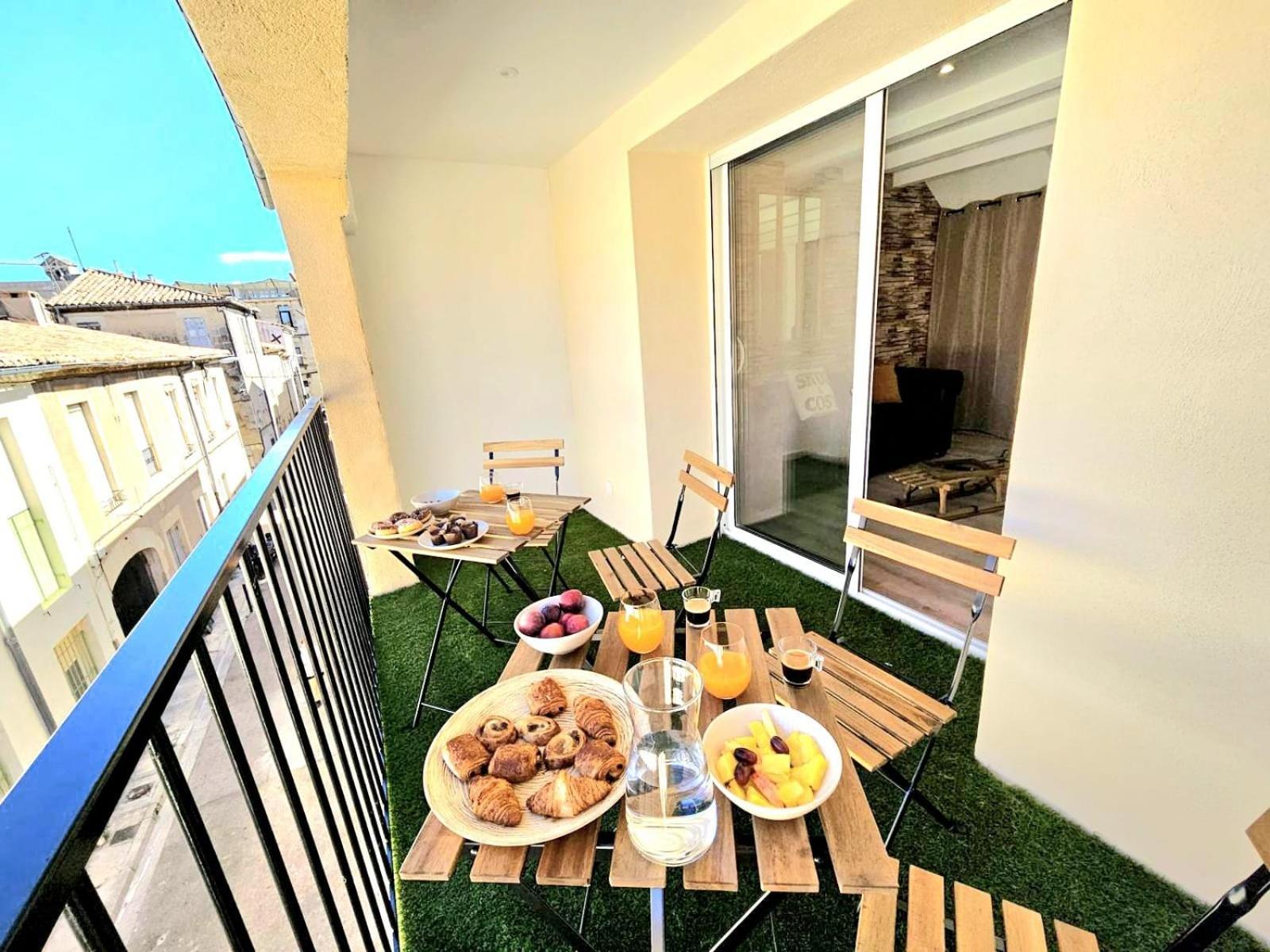 Apartament L'Escale Cevenole - Terrasse Et Clim Nîmes Zewnętrze zdjęcie